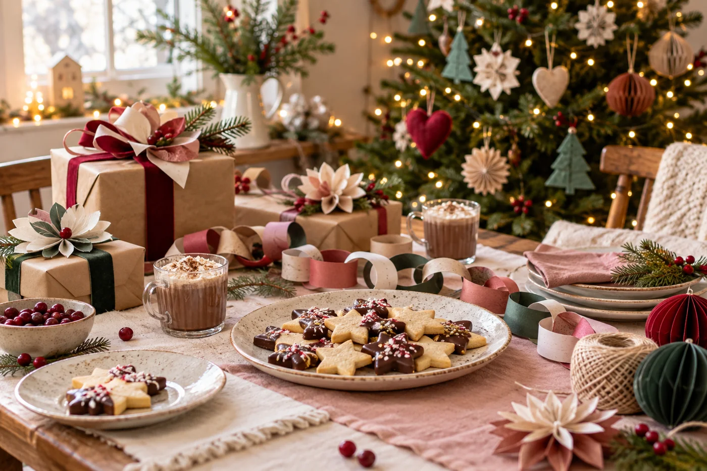 AI-generated inspiration for a handmade Christmas gathering