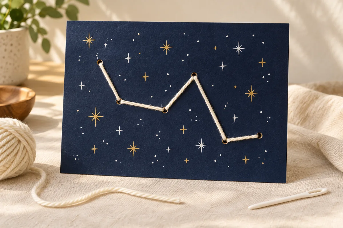 AI-generated concept of stitch an imaginary constellation